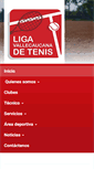 Mobile Screenshot of ligavallecaucanadetenis.com